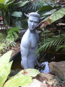 Statue with willy