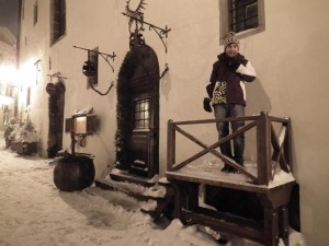 Seb posing in Talinn