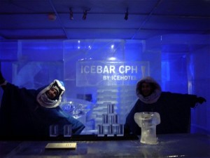 Seb Stef icebar in Copenhagen