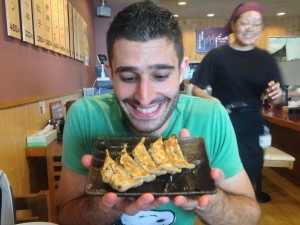 Gyoza (Japanese dumplings) in Kyoto