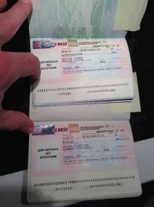 Visa pour la russie
