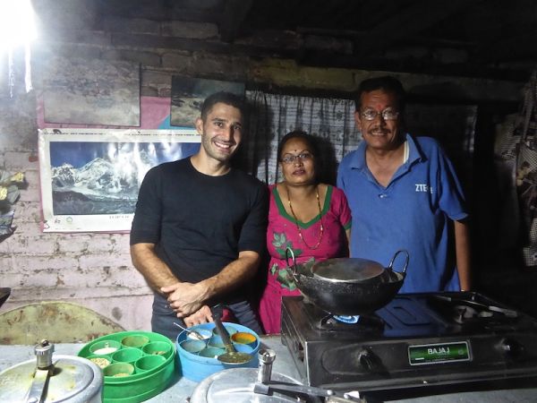 Leçon de cuisine népalaise pour l'anniversaire de Stefan